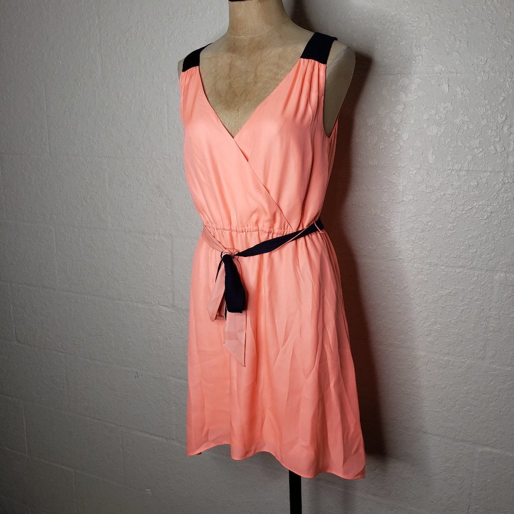 NWT AEO Bow Tie Accent Fit and Flare Dress XS - Picture 3 of 13